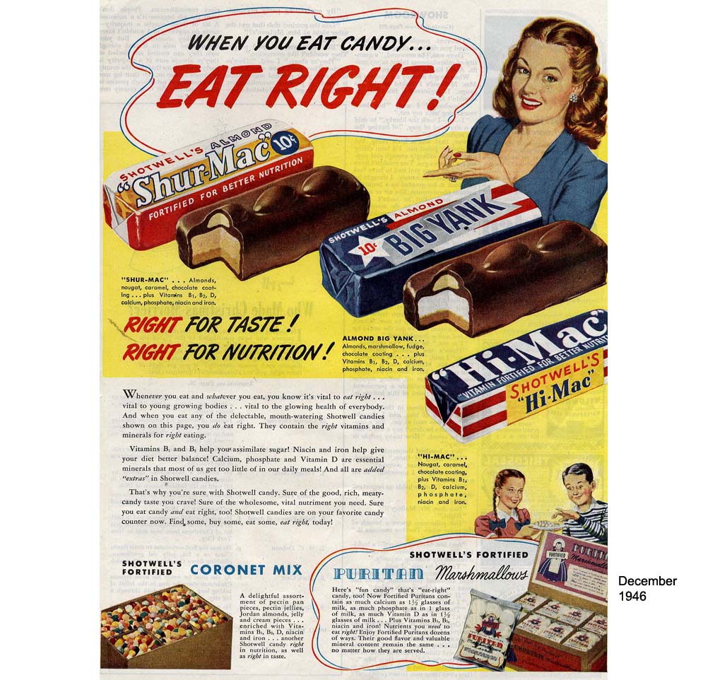 Sweets and Confectionery, American sweets