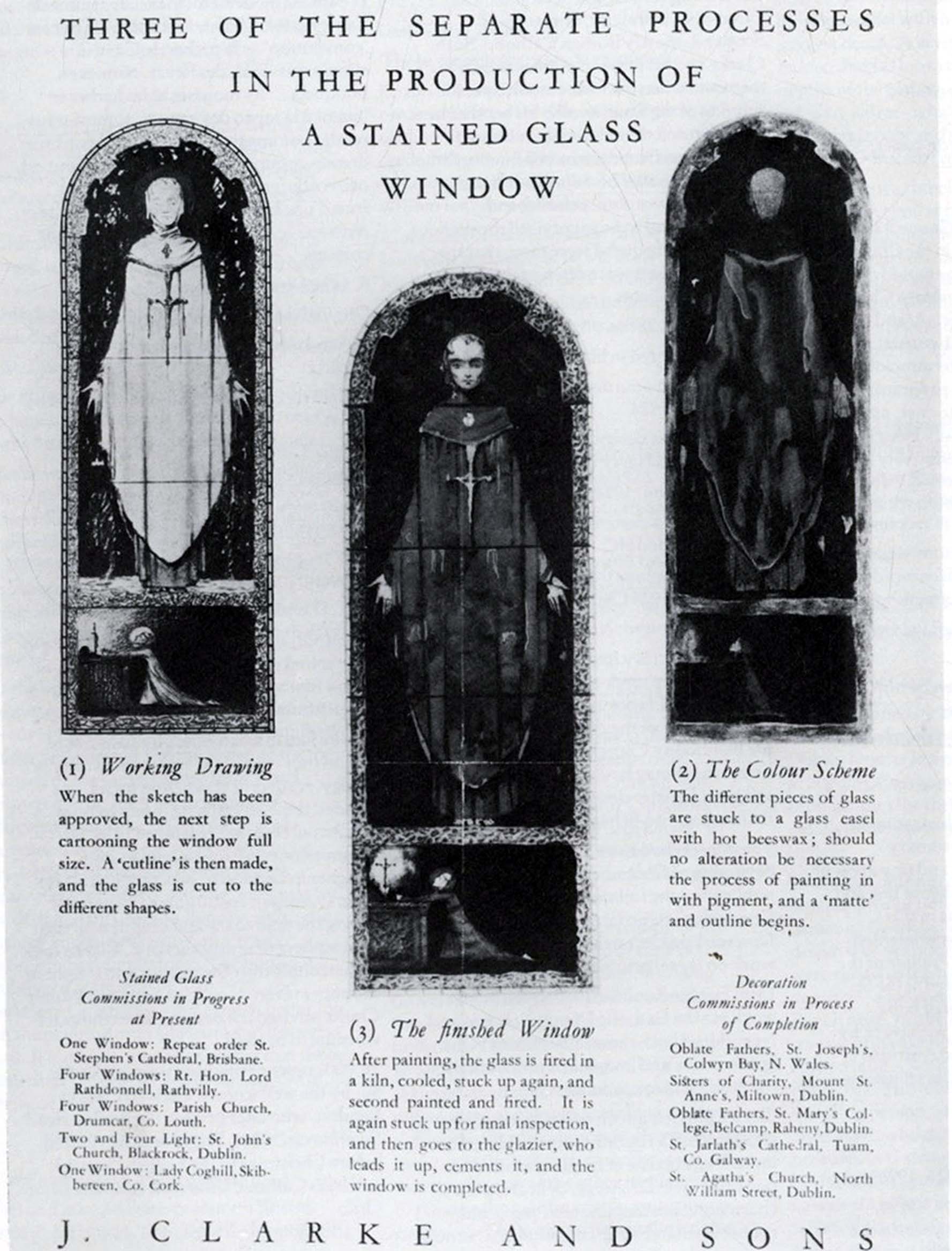 Harry Clarke, Stained Glass