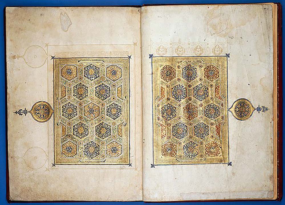 FILLUMINATED MANUSCRIPTS, DOUBLE PAGES, 24 EXAMPLES