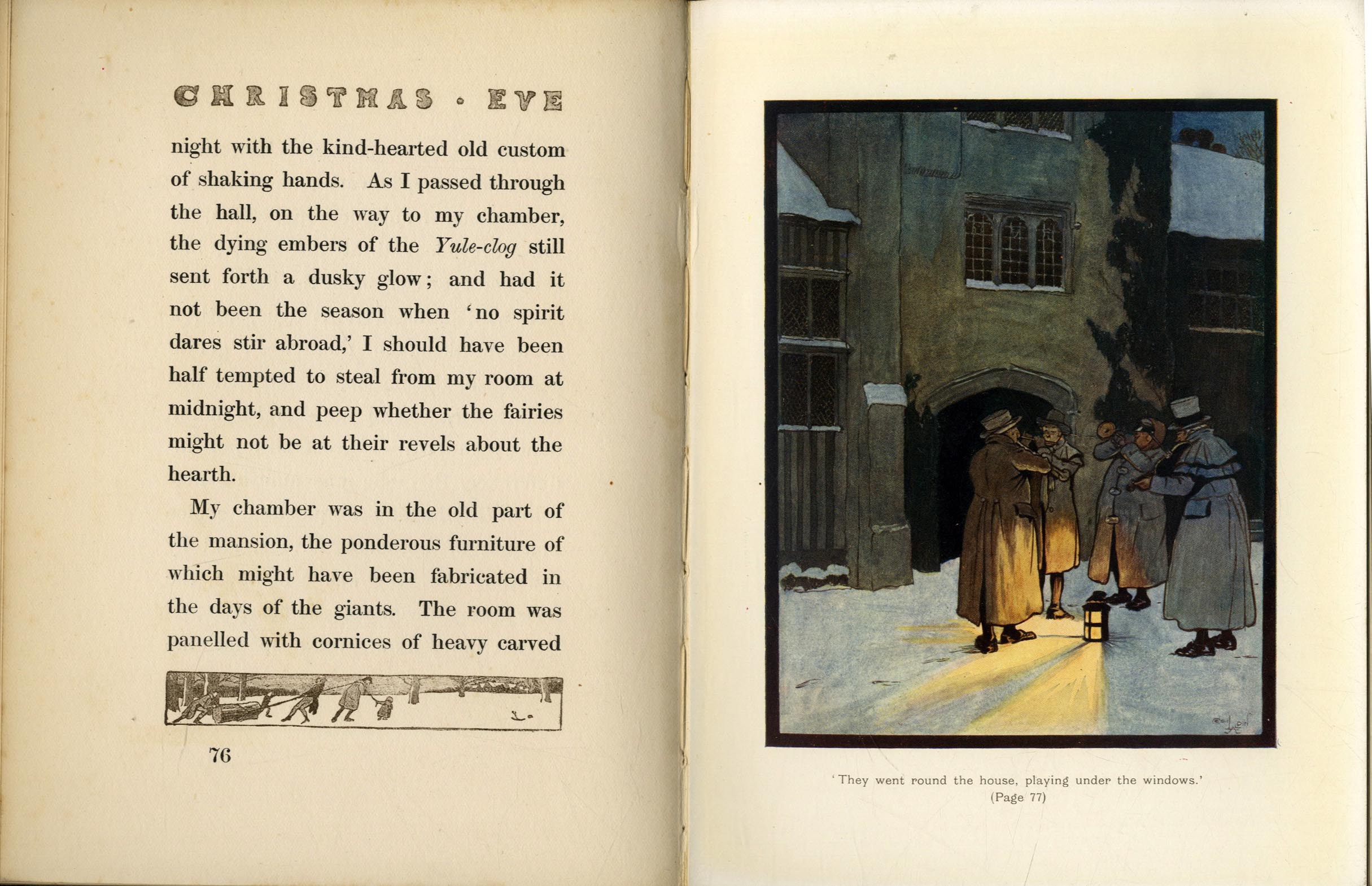 Cecil Aldin, to Washington irving;s Old Christmas1908