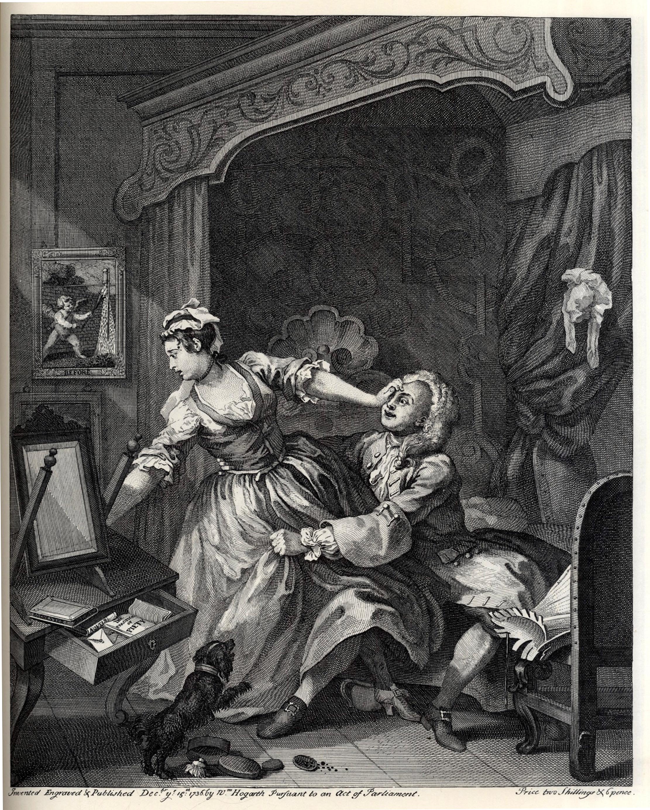 William Hogarth, Before and After, print sequence complete