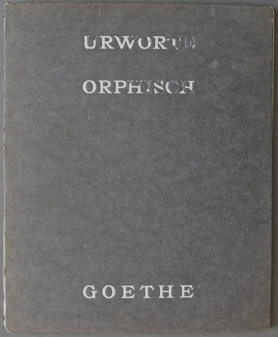 KARL THYLMANN, Five Woodcuts to Goethe's Urworte Orphisch 1912