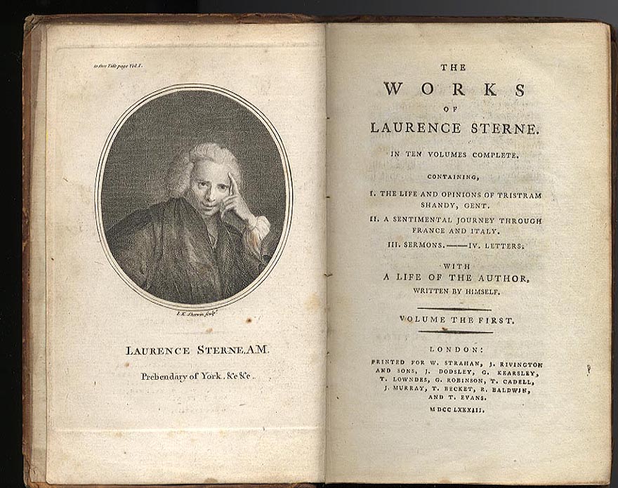Laurence Sterne, The Life and Opinions of Tristram Shandy, typographic ...